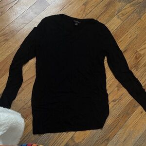 Banana Republic Black Long Sleeve Tee butter soft